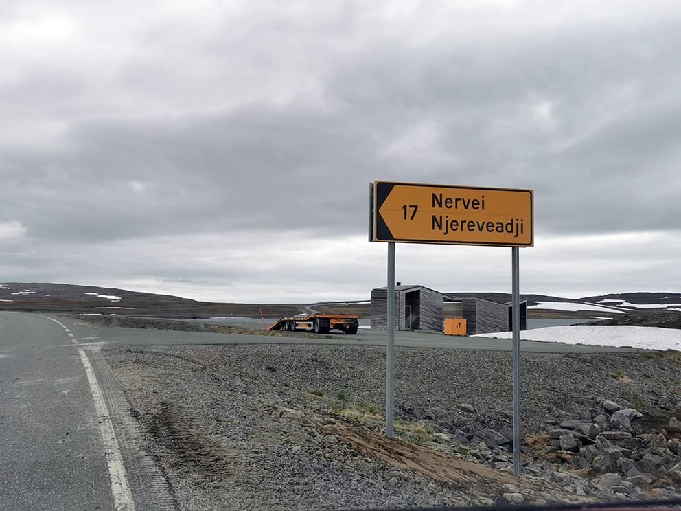 Samiske navn på steder i Gamvik&nbsp;kommune